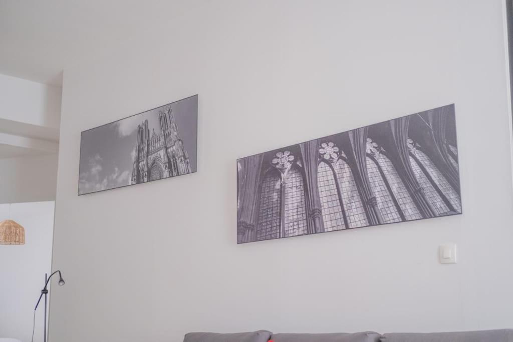 Ferienwohnung L'Ange Au Sourire Reims Exterior foto